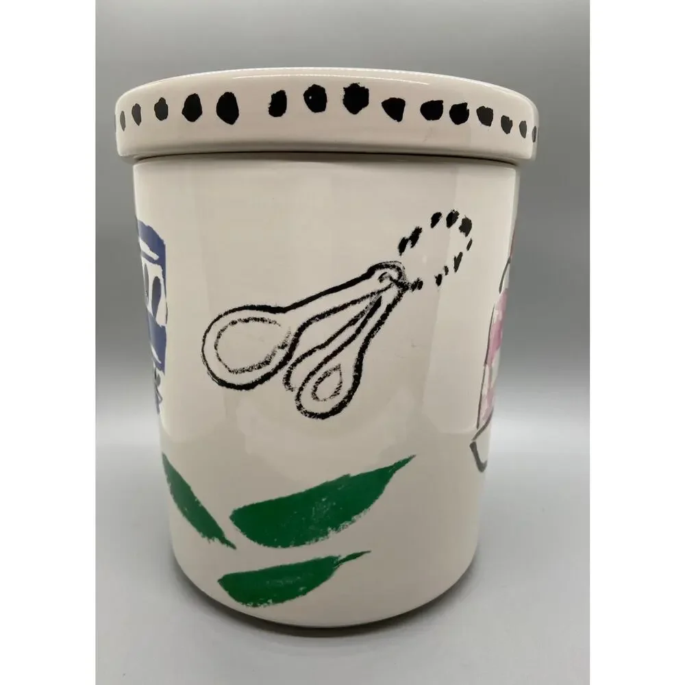Retired Kate Spade New York Lenox Ceramic All in Good Taste Canister